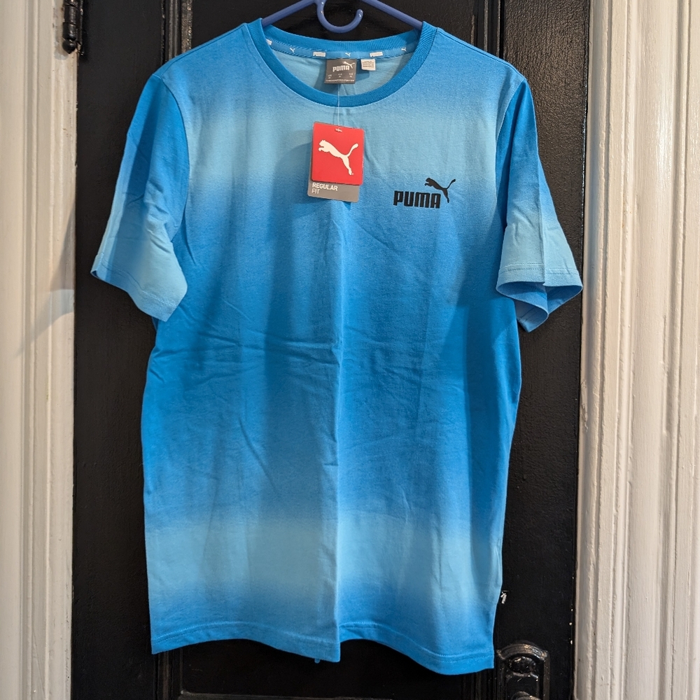Puma Blue Short Sleeve Tee